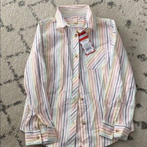 Striped button down NWT